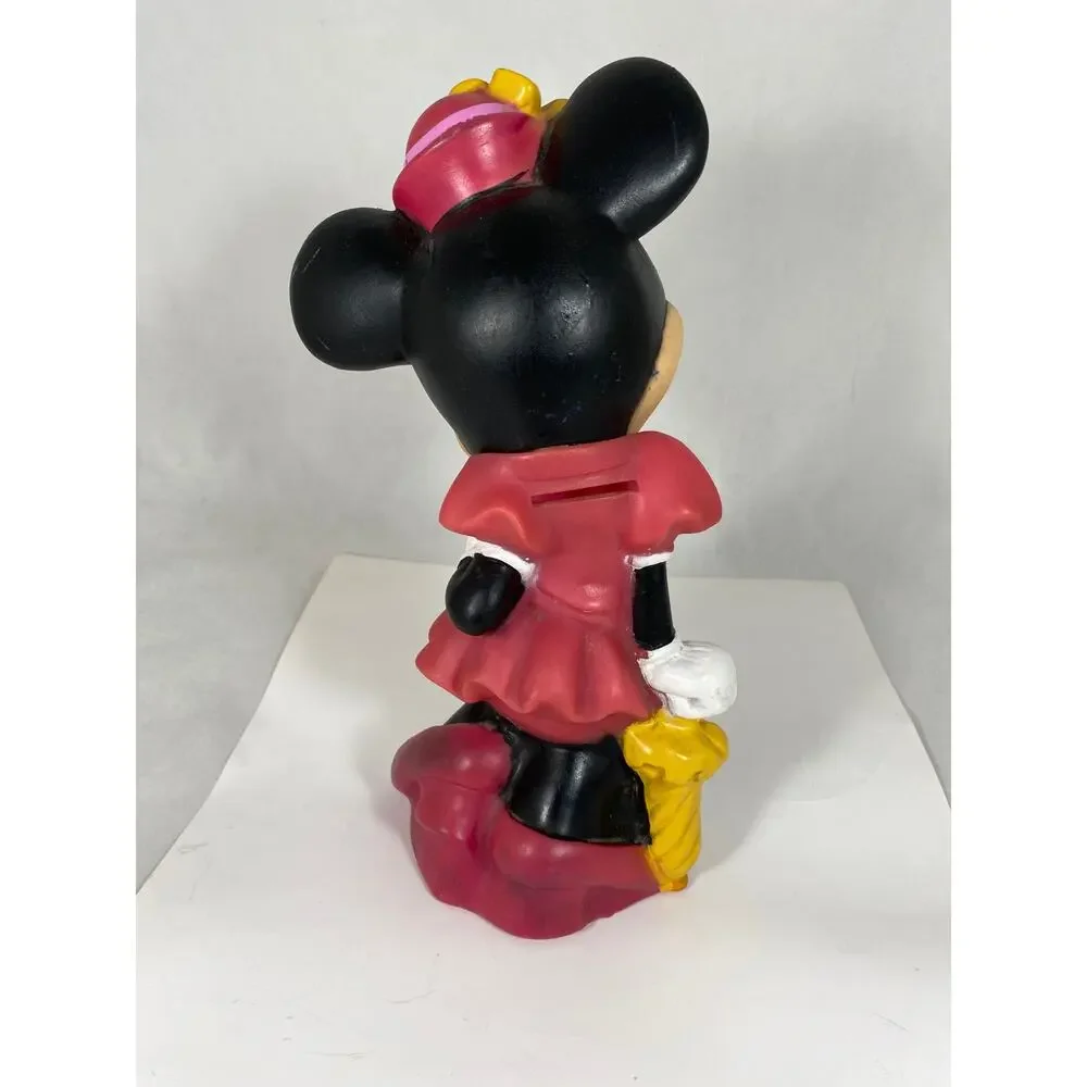 ILLCO Walt Disney Co. Mickey and Mini Mouse Vintage Vinyl Rubber Bank